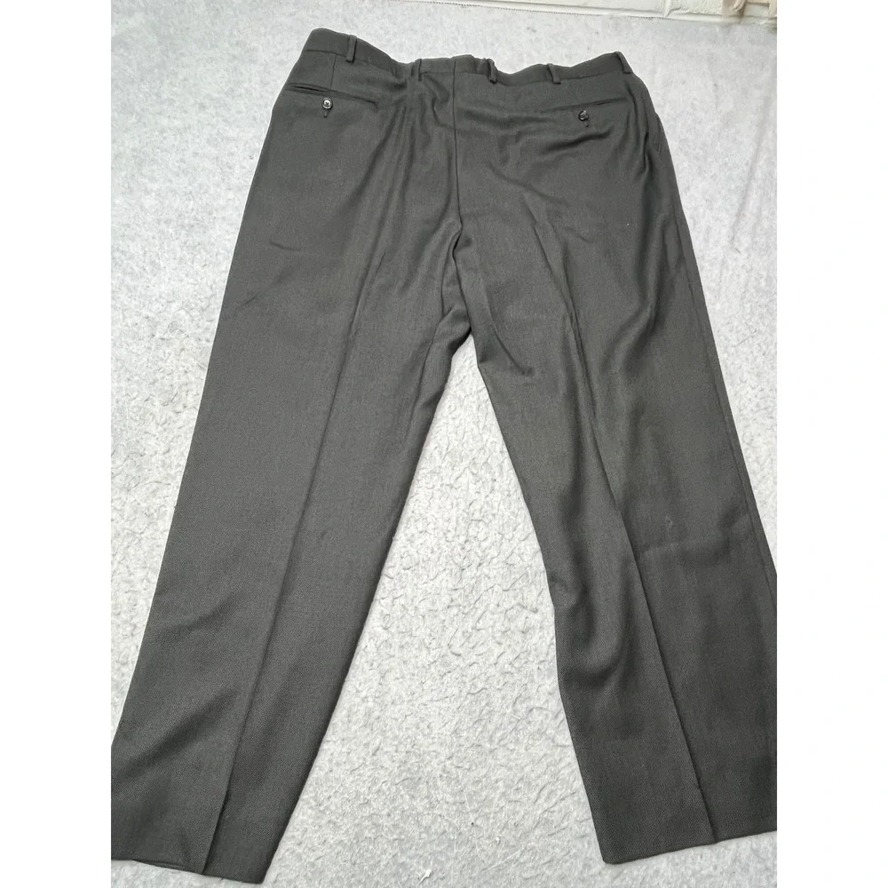 Kilburne and Finch Mens Grey‎ 2 Piece Suit 46R 41W Pleated Pants Textured Blazer